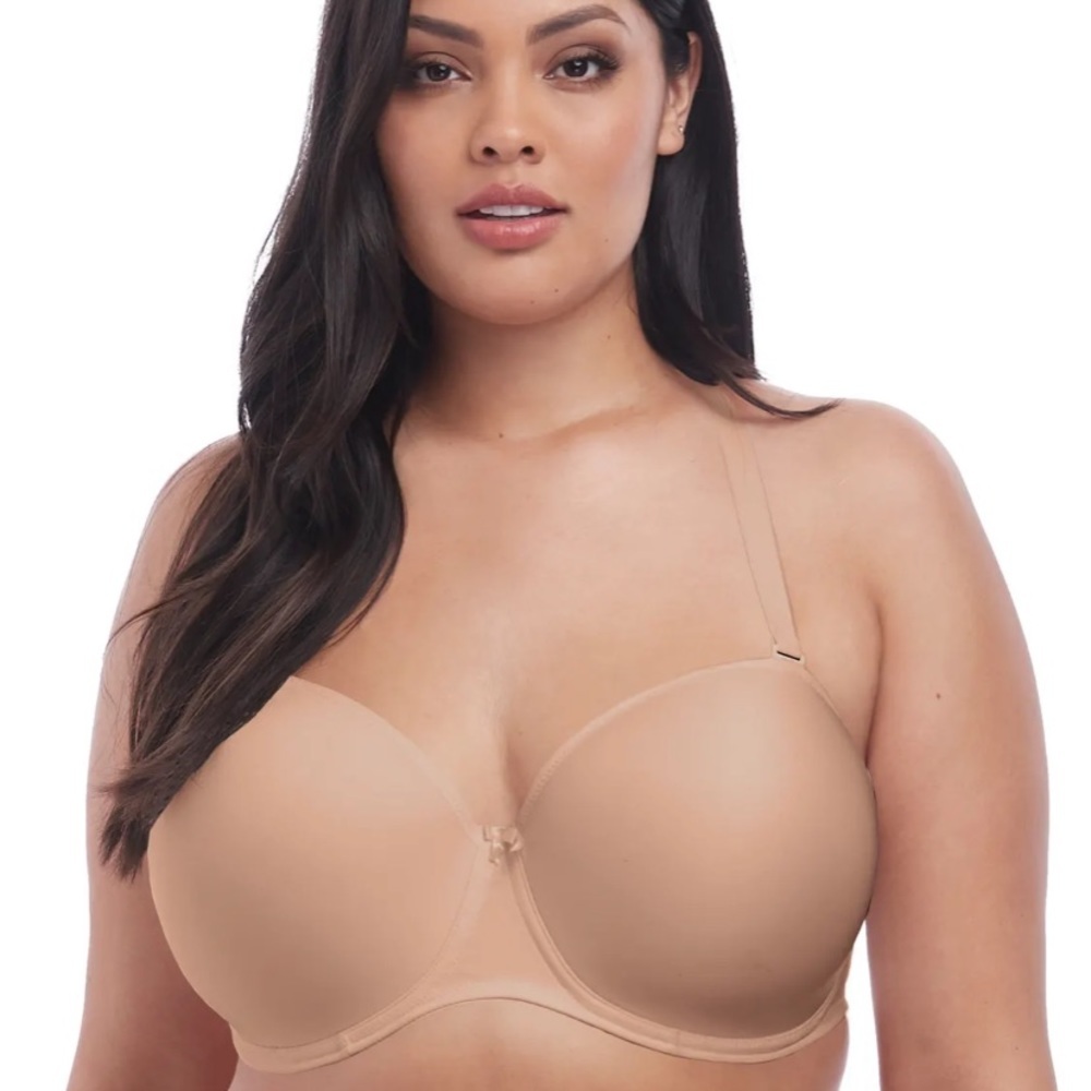 Elomi smooth strapless bra EL4300 Sahara 44H NWT